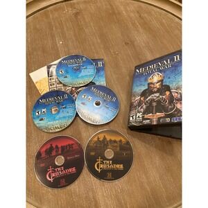 Medieval II Total War PC Game Sega 2006 Soundtrack Map & The Crusades‎ DVD Set